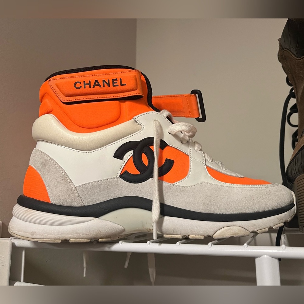 Chanel High Top Trainers